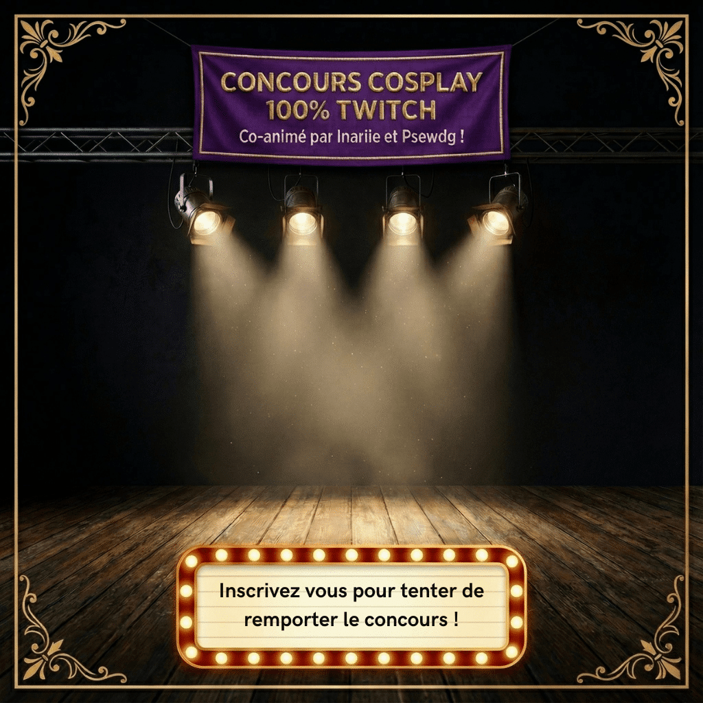 Affiche officielle Concours Cosplay Twitch (C.C.T.) Psewdg